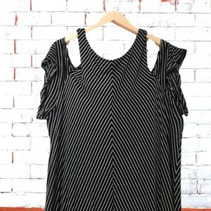 Lane Bryant Cold-Shoulder Maxi Dress